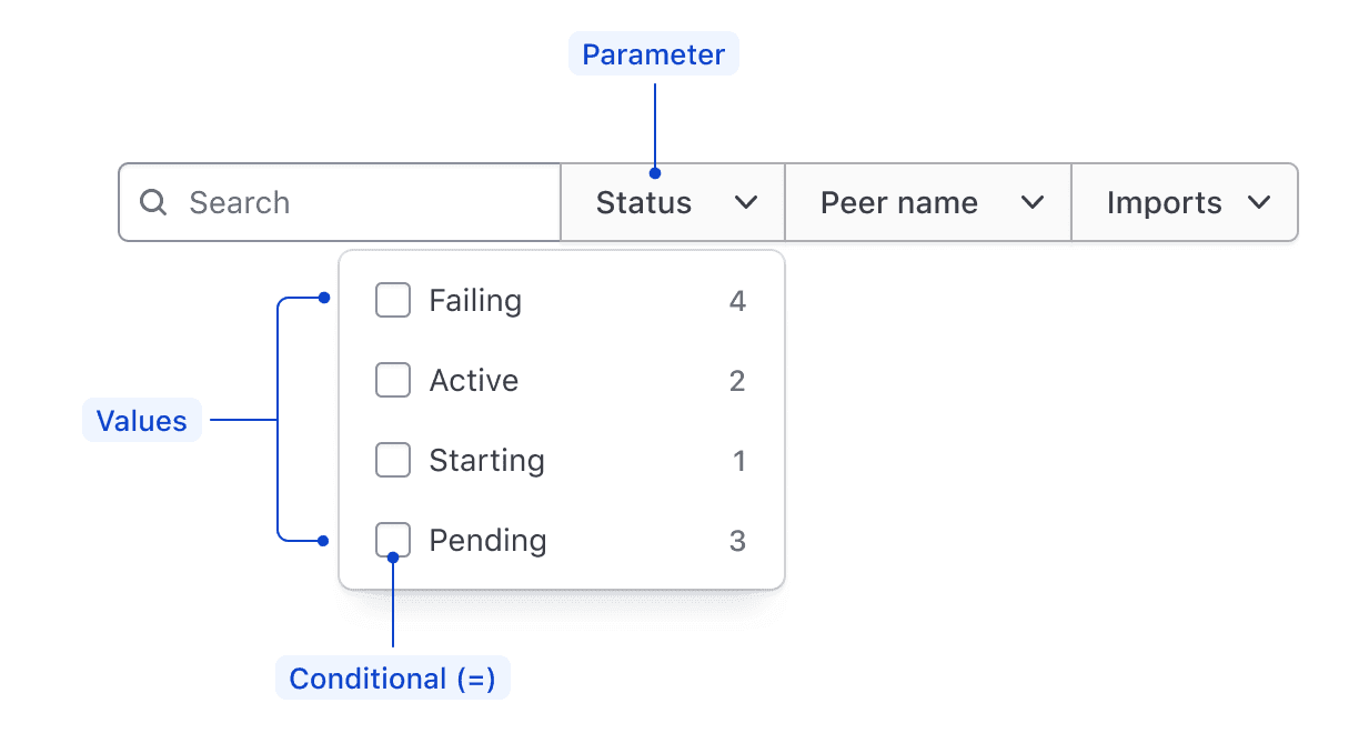 Filter concept anatomy